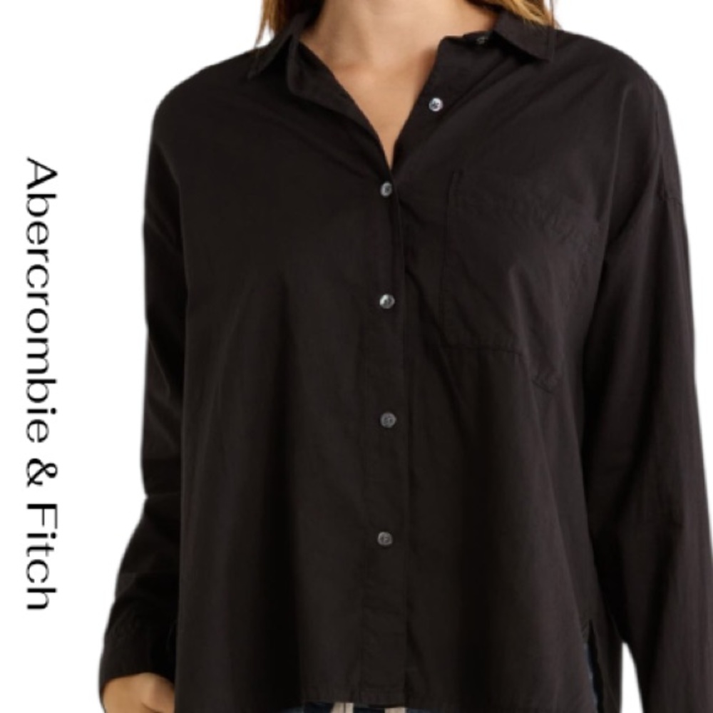 Abercrombie & Fitch Linen/Cotton Blend Button down Shirt